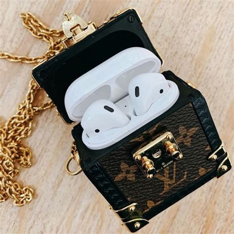 louis vuitton monogram airpod holder cheap|louis vuitton micro valisette case.